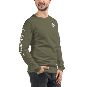 Long Sleeve T-shirt with Chest + Sleeve Logos
