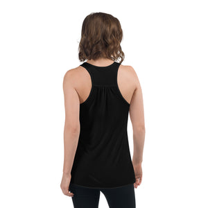 Racerback Tank Top with Modern White Logo