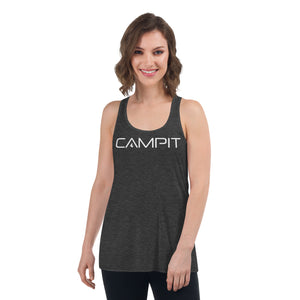 Racerback Tank Top with Modern White Logo