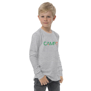 Youth Long Sleeve T-shirt with Classic Two Tone Logo