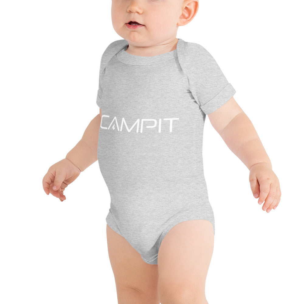 Baby Onesie with Modern White Logo