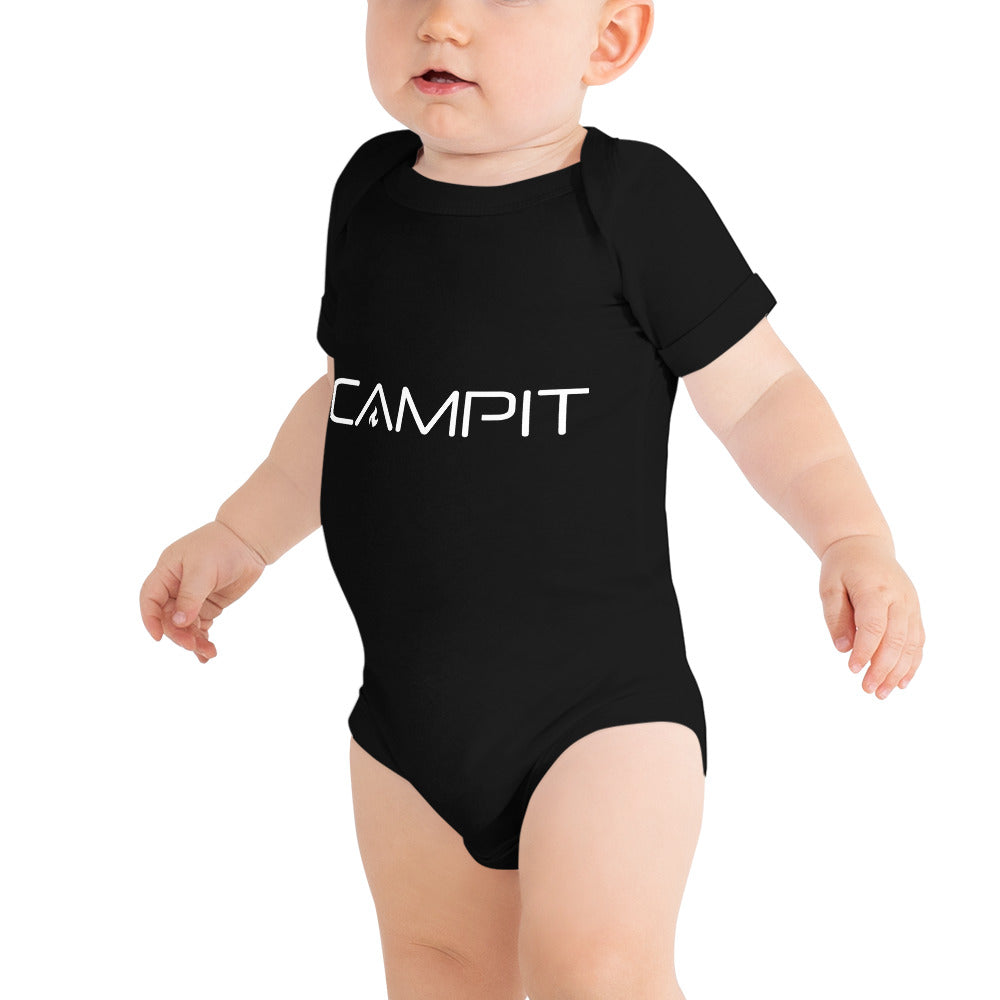 Baby Onesie with Modern White Logo