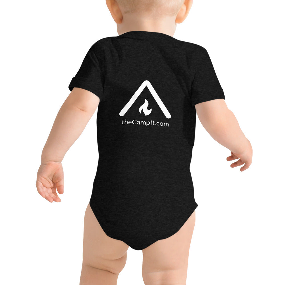 Baby Onesie with Modern White Logo