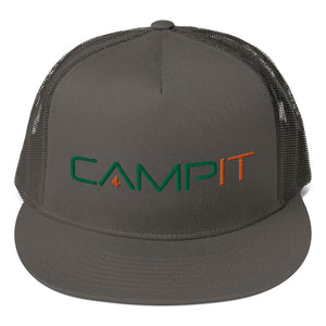 Baseball Cap, Mesh Back Snapback with Embroidered Two Tone Logo