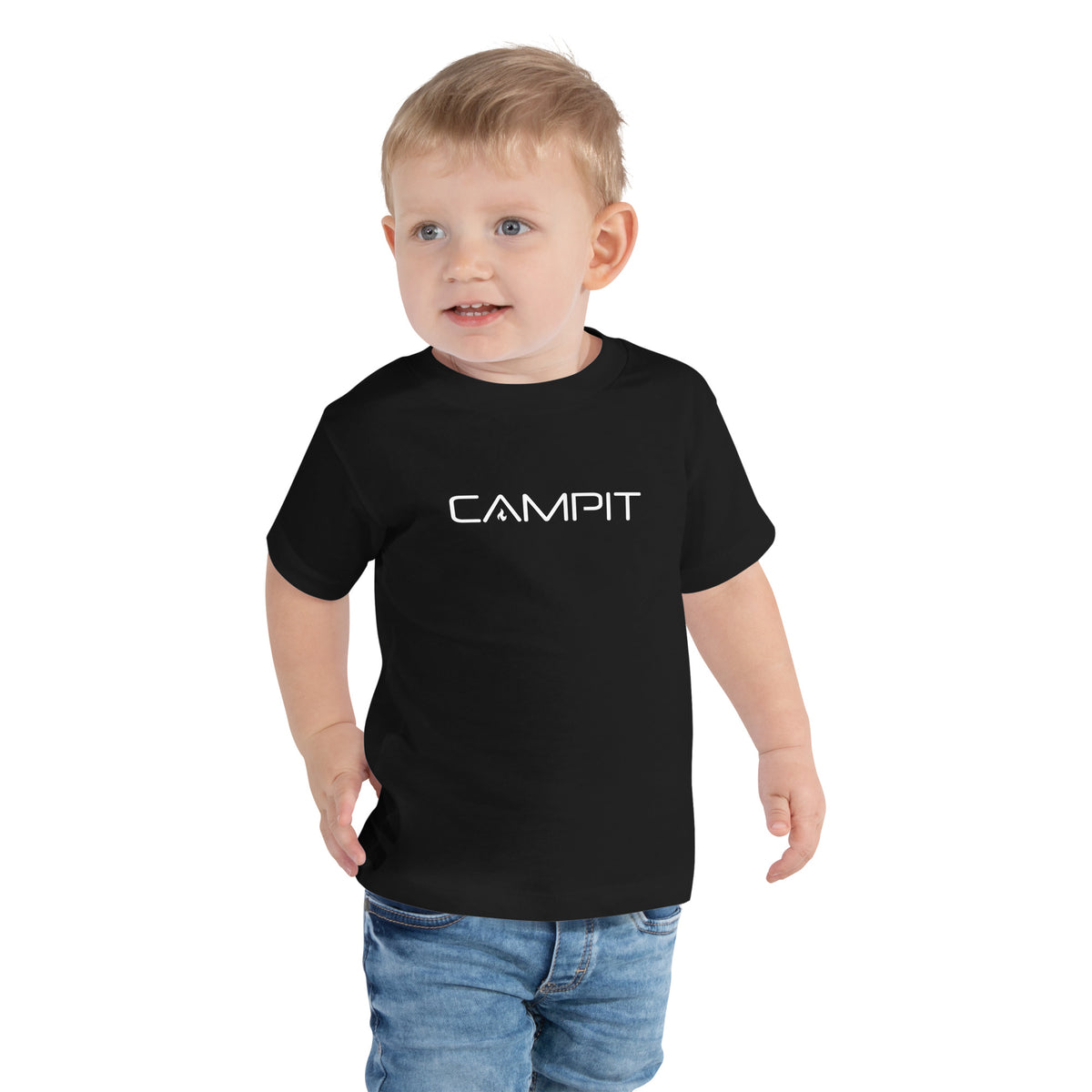 Toddler Short Sleeve with Modern White Logo