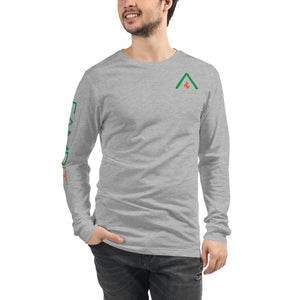 Long Sleeve T-shirt  with Two Tone Chest Icon+ Sleeve Logo