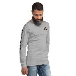 Long Sleeve T-shirt with Vintage Flame Chest Icon+ Sleeve Logo