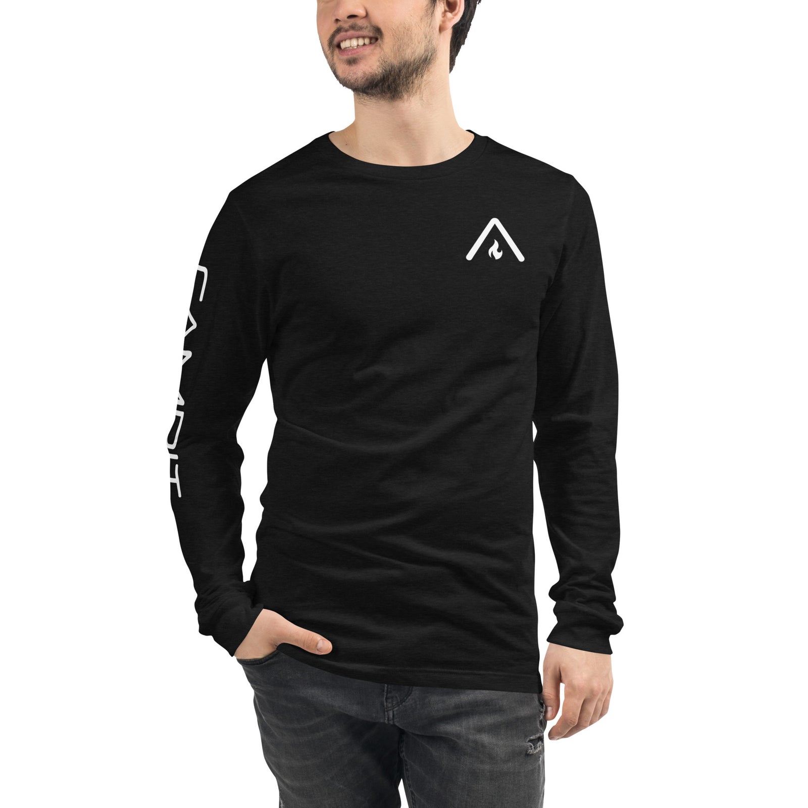 Long Sleeve T-shirt with Chest + Sleeve Logos