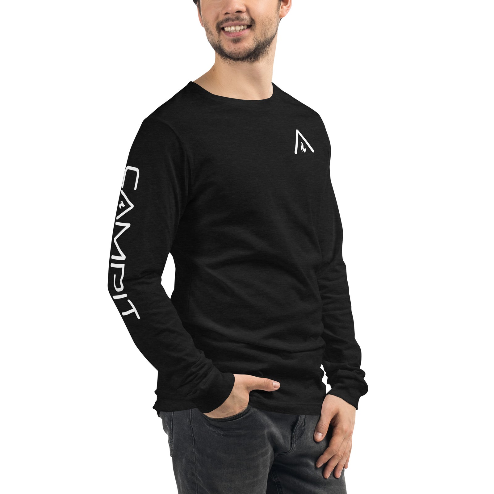 Long Sleeve T-shirt with Chest + Sleeve Logos
