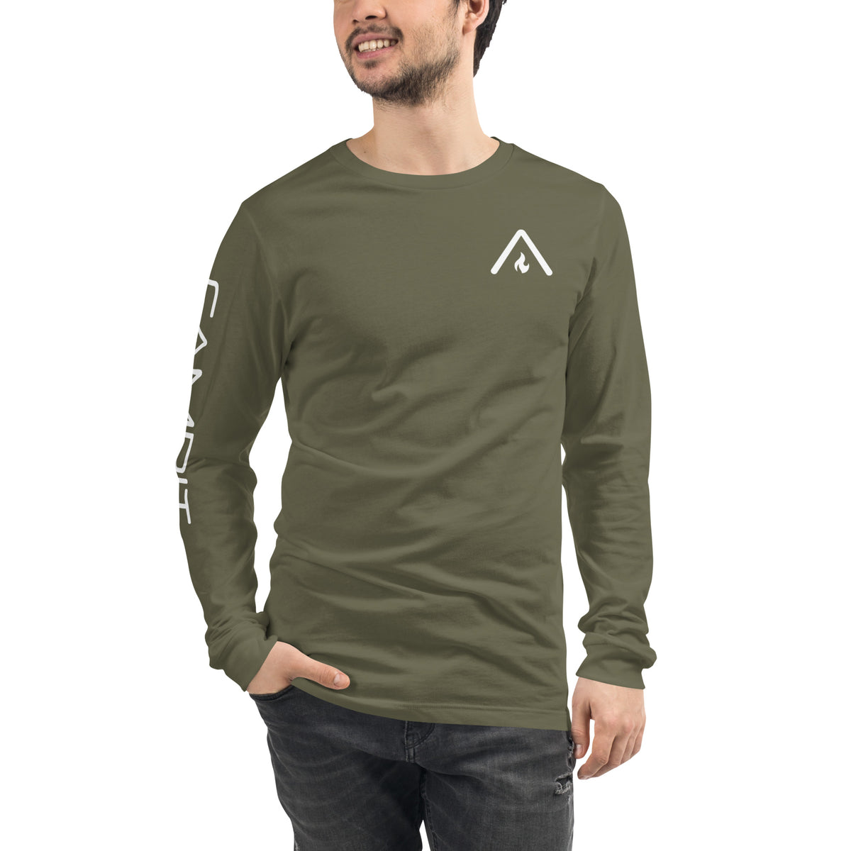 Long Sleeve T-shirt with Chest + Sleeve Logos