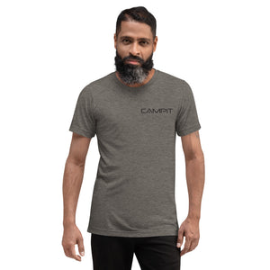Tri-Blend Short Sleeve T-Shirt with Modern Black Logo