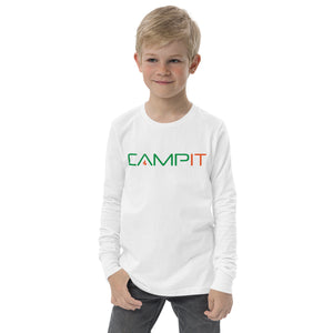 Youth Long Sleeve T-shirt with Classic Two Tone Logo